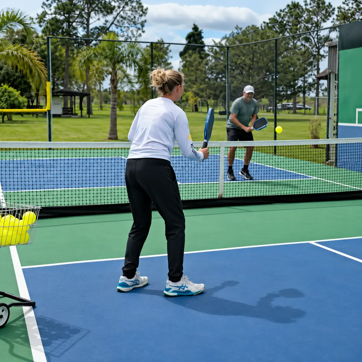 clínica inicial de pickleball